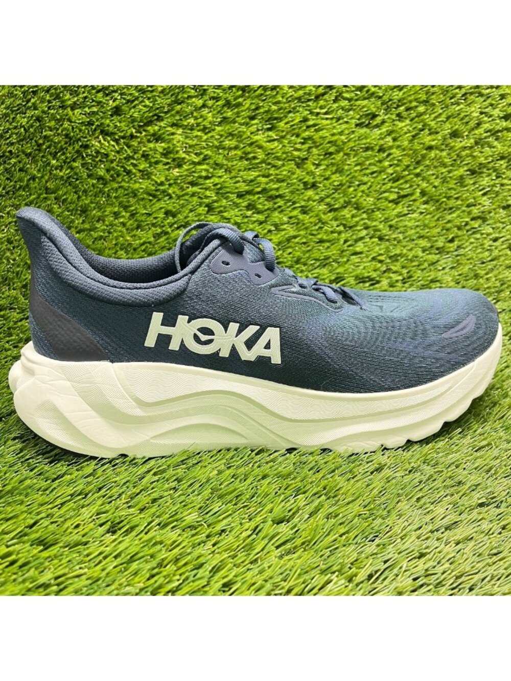 Hoka One One Arahi 8 Mens Size 11.5 Blue White Athletic Running Shoes Sneakers